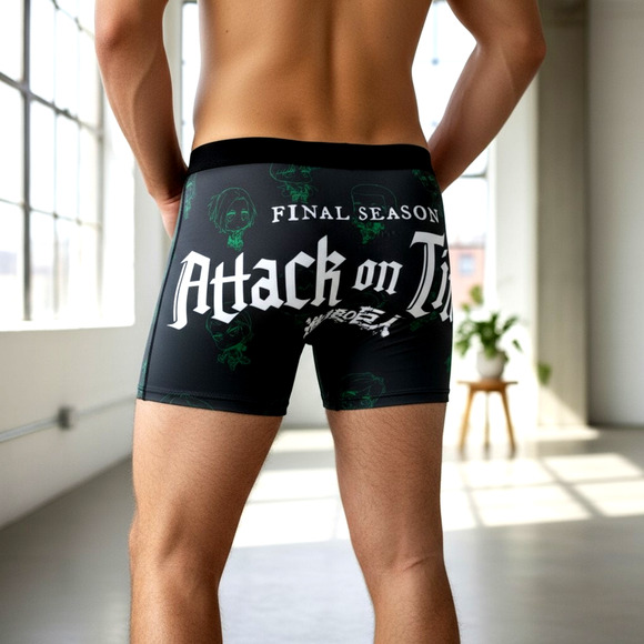 Attack on Titan Final Season Boxer Briefs 6 Pack Men's L Anime Underwear Lot NIP - Picture 2 of 4